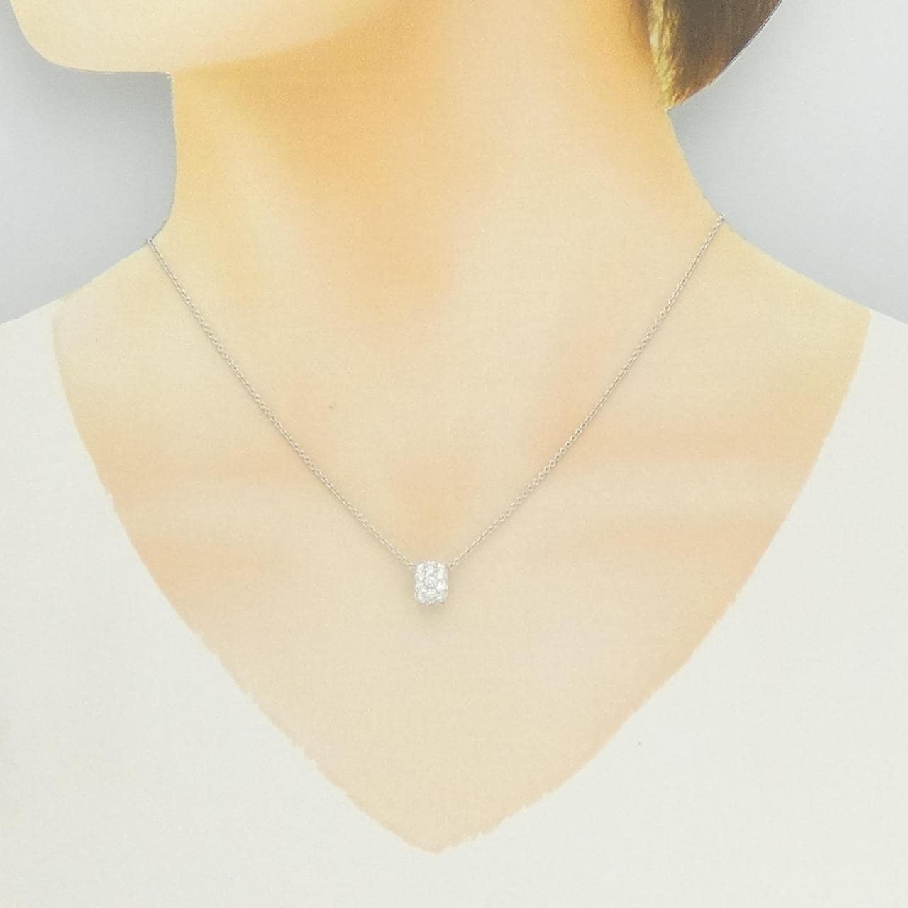 ミキモト ダイヤモンド ネックレス 0.72CT