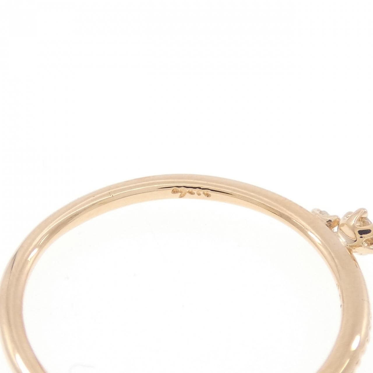 アガット ダイヤモンド リング 0.04CT