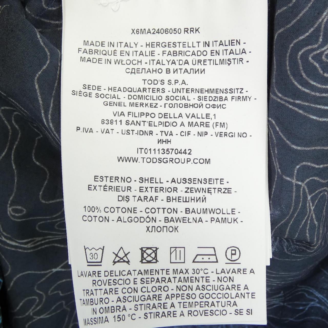 トッズ TOD'S S／Sシャツ