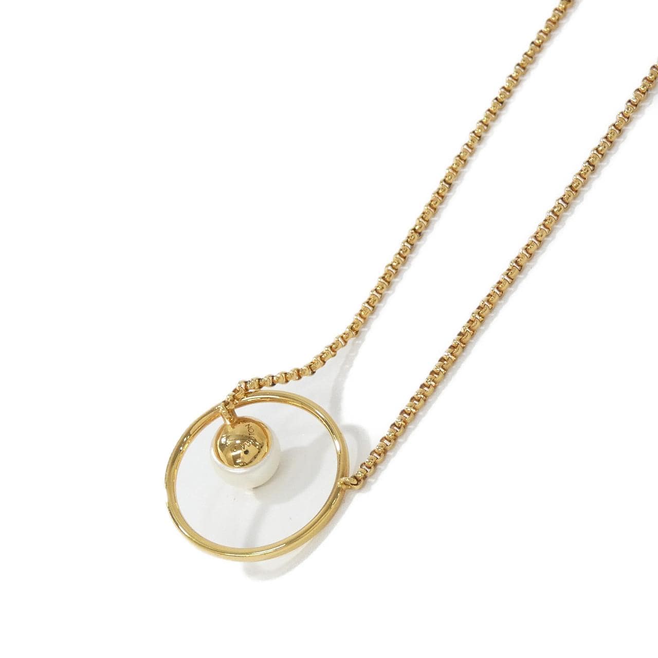 ルイヴィトン ネックレス LVエクリプス パール M01239 ネックレス