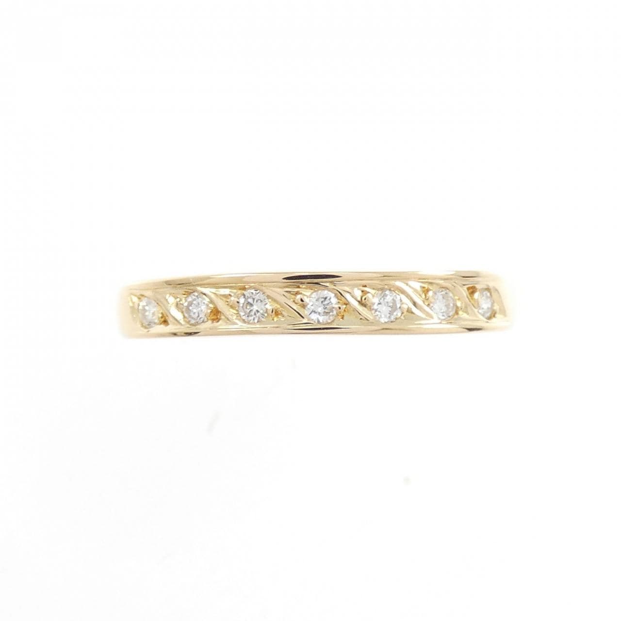 K18YG ダイヤモンド リング 0.07CT