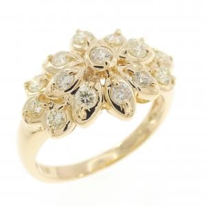 K18YG ダイヤモンド リング 0.50CT