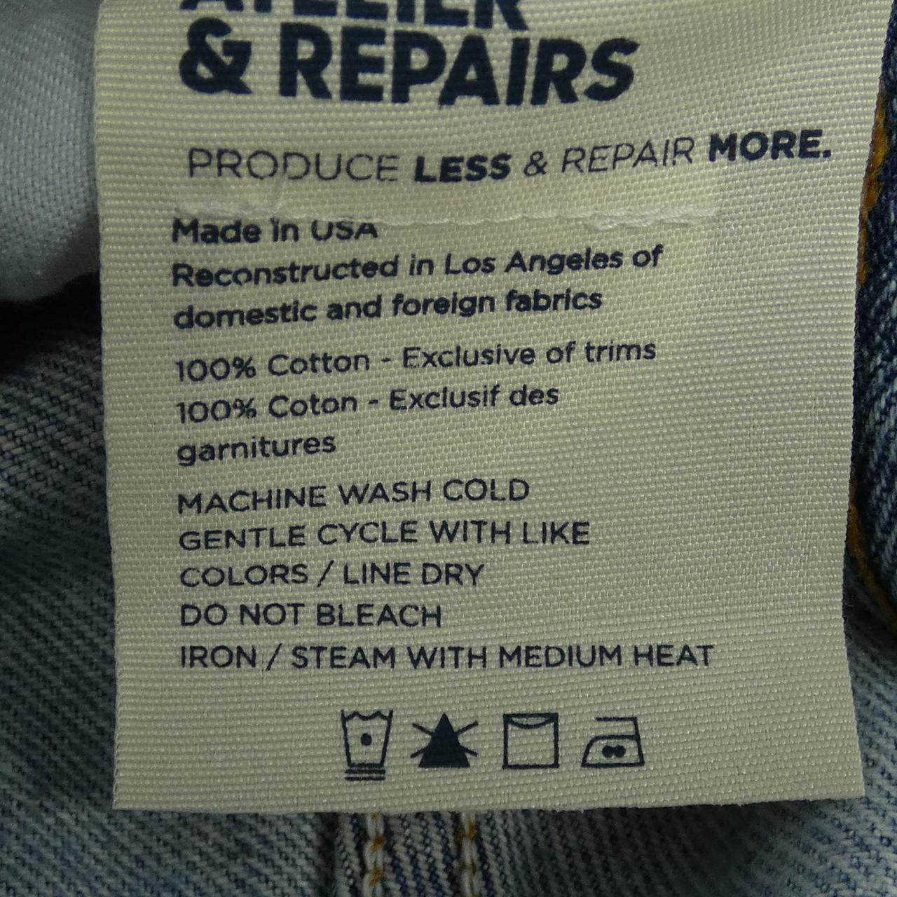 ATELIER＆REPAIRS ジーンズ