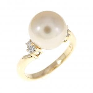 White Butterfly Pearl ring