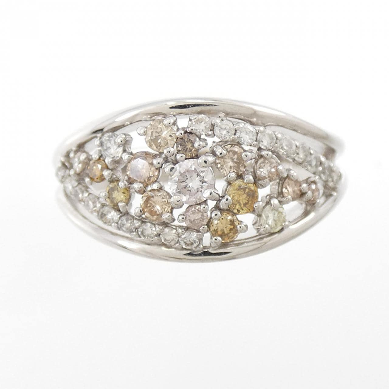 K18WG ダイヤモンド リング 0.55CT