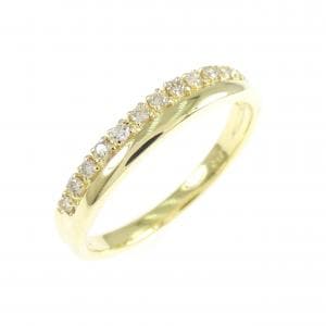 K18YG ダイヤモンド リング 0.15CT