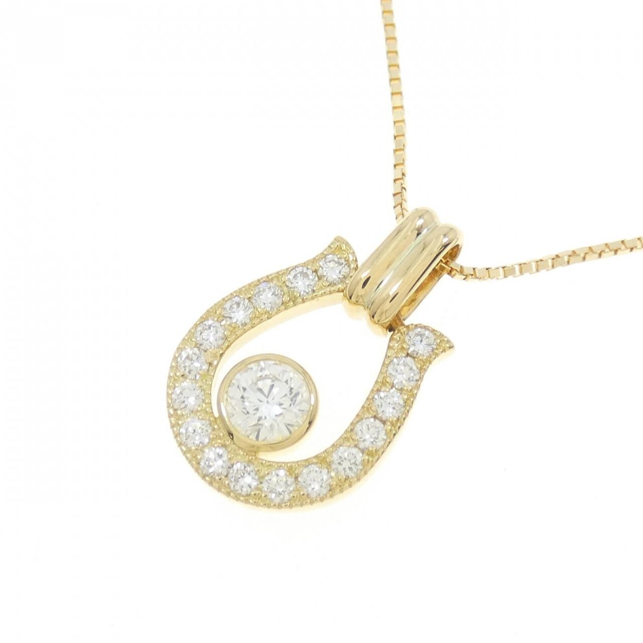 K18YG ダイヤモンド ネックレス 0.319CT