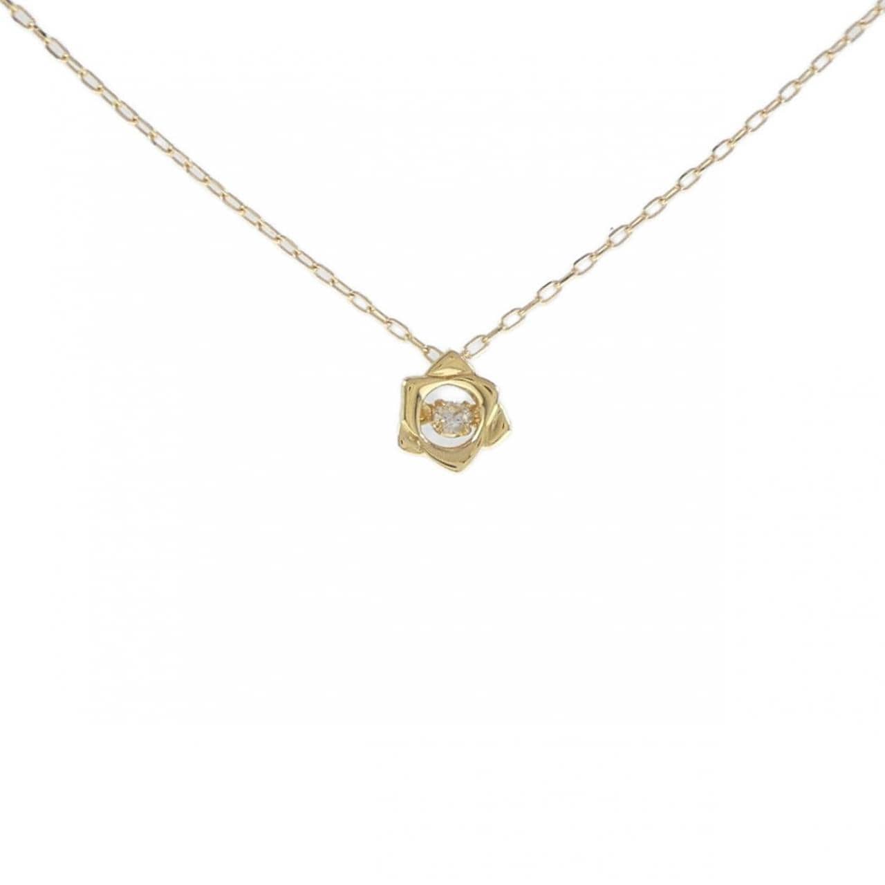 K18YG ダイヤモンド ネックレス 0.046CT