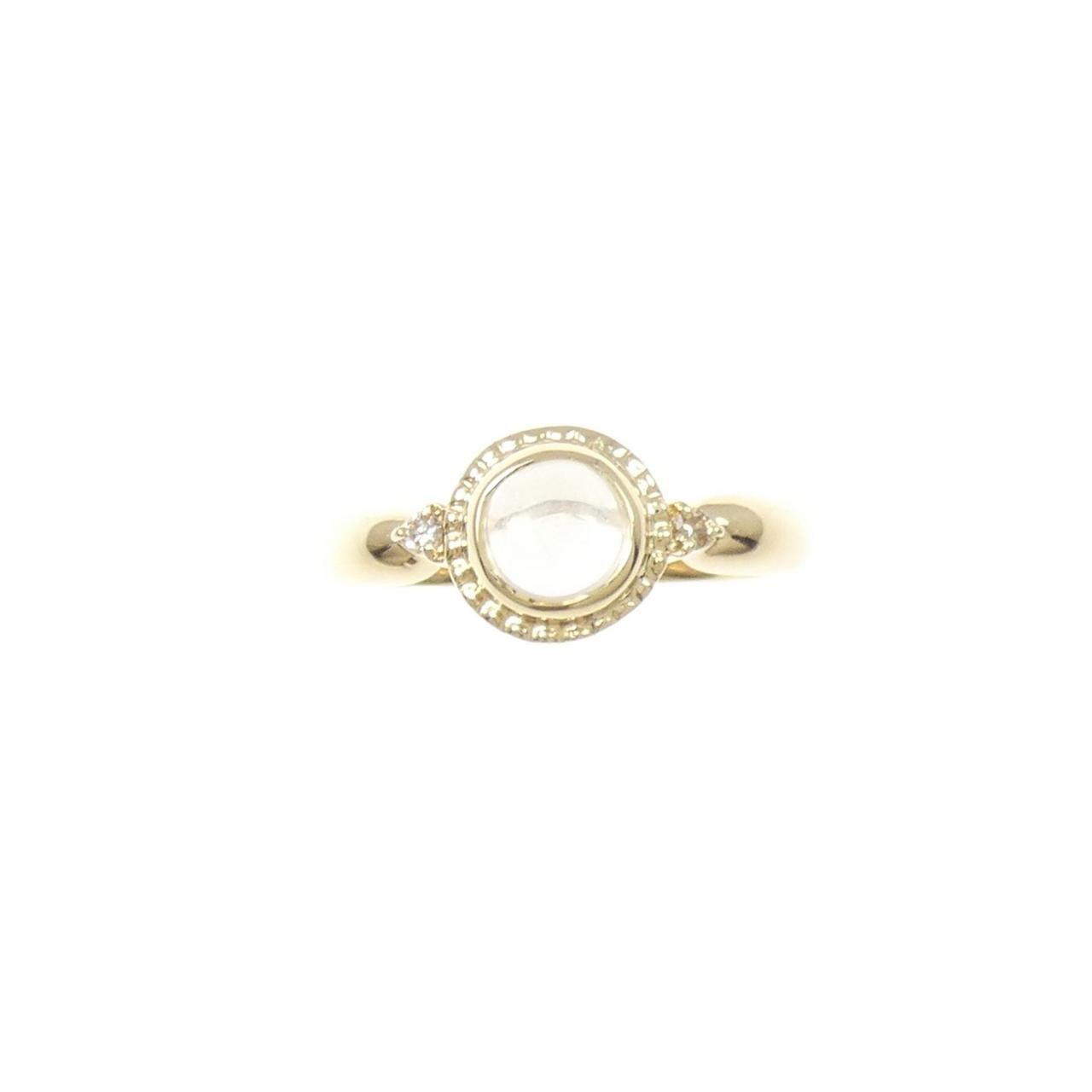 K18YG ムーンストーン リング