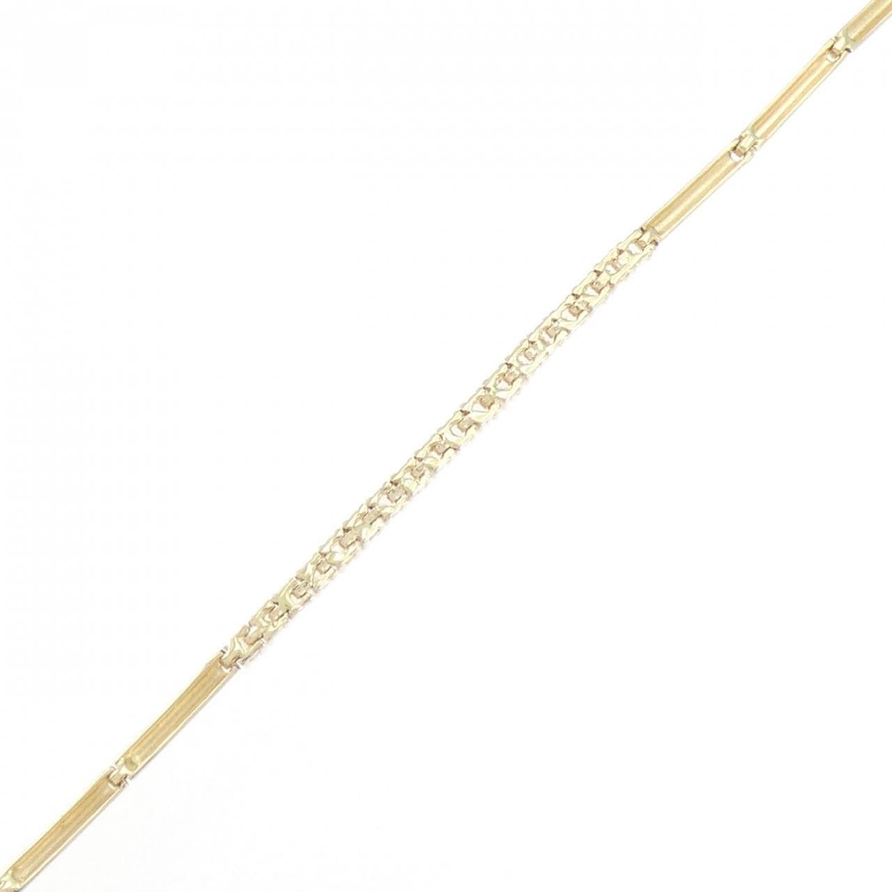 K14YG キュービック ブレスレット