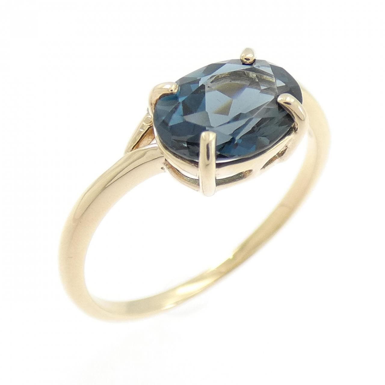 K10YG ブルートパーズ リング