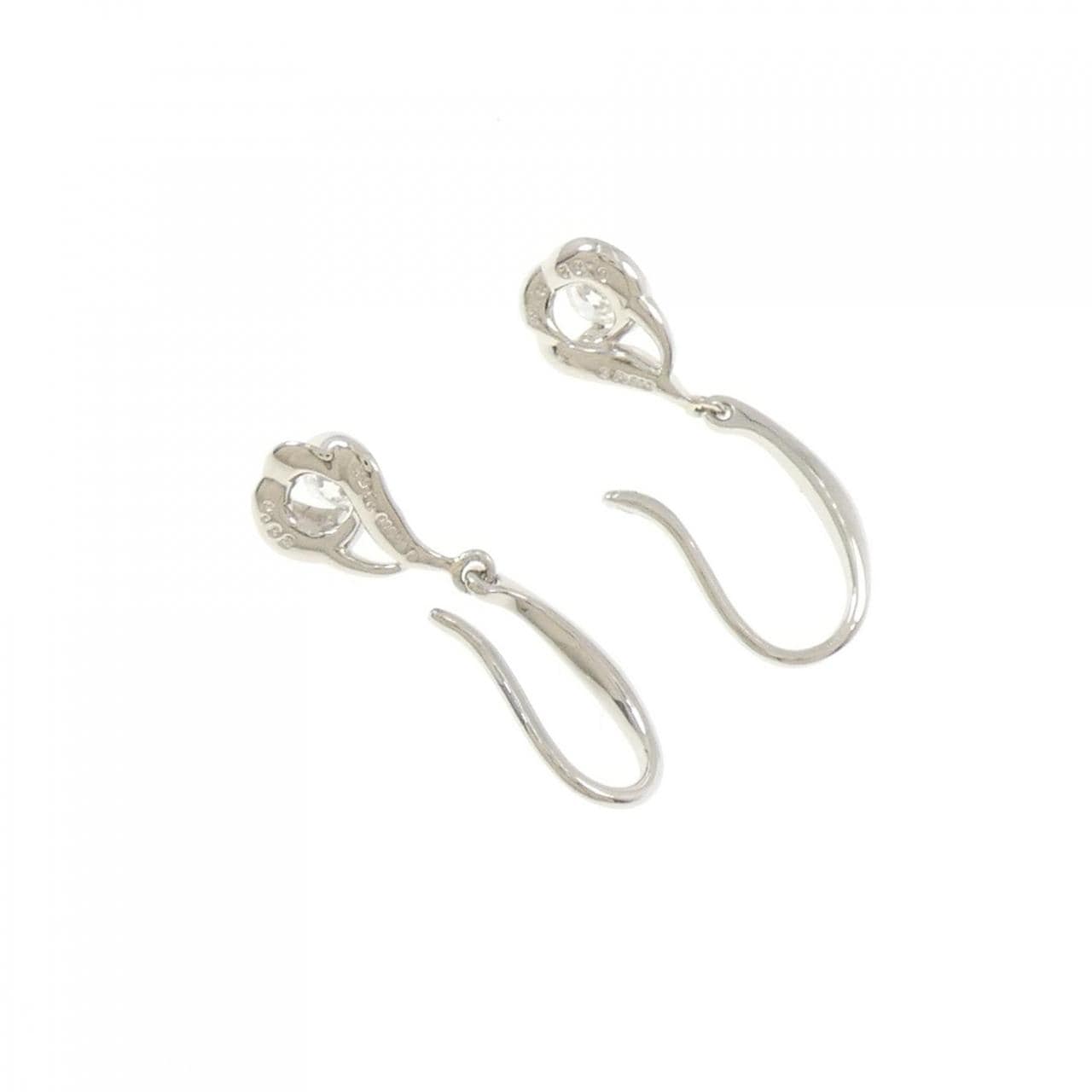 PT900 ダイヤモンド ピアス 0.311CT