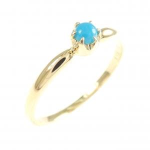K18YG ターコイズ リング
