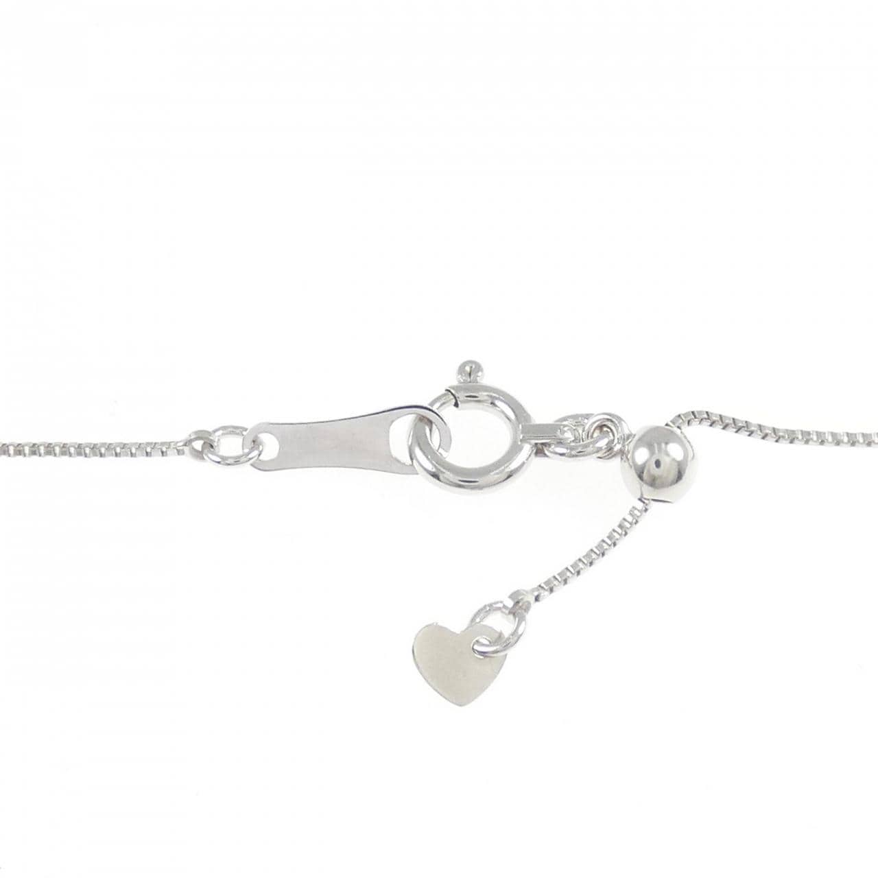 K18WG ジルコン ネックレス 0.30CT