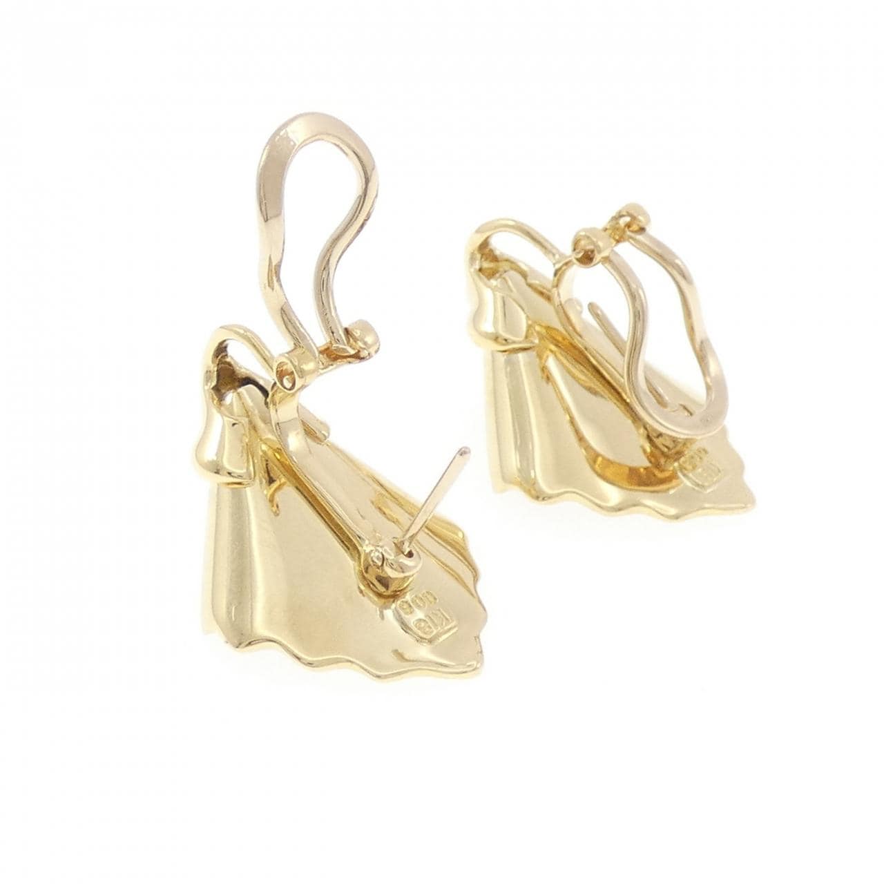 K18YG/K18WG ダイヤモンド ピアス/イヤリング 0.12CT