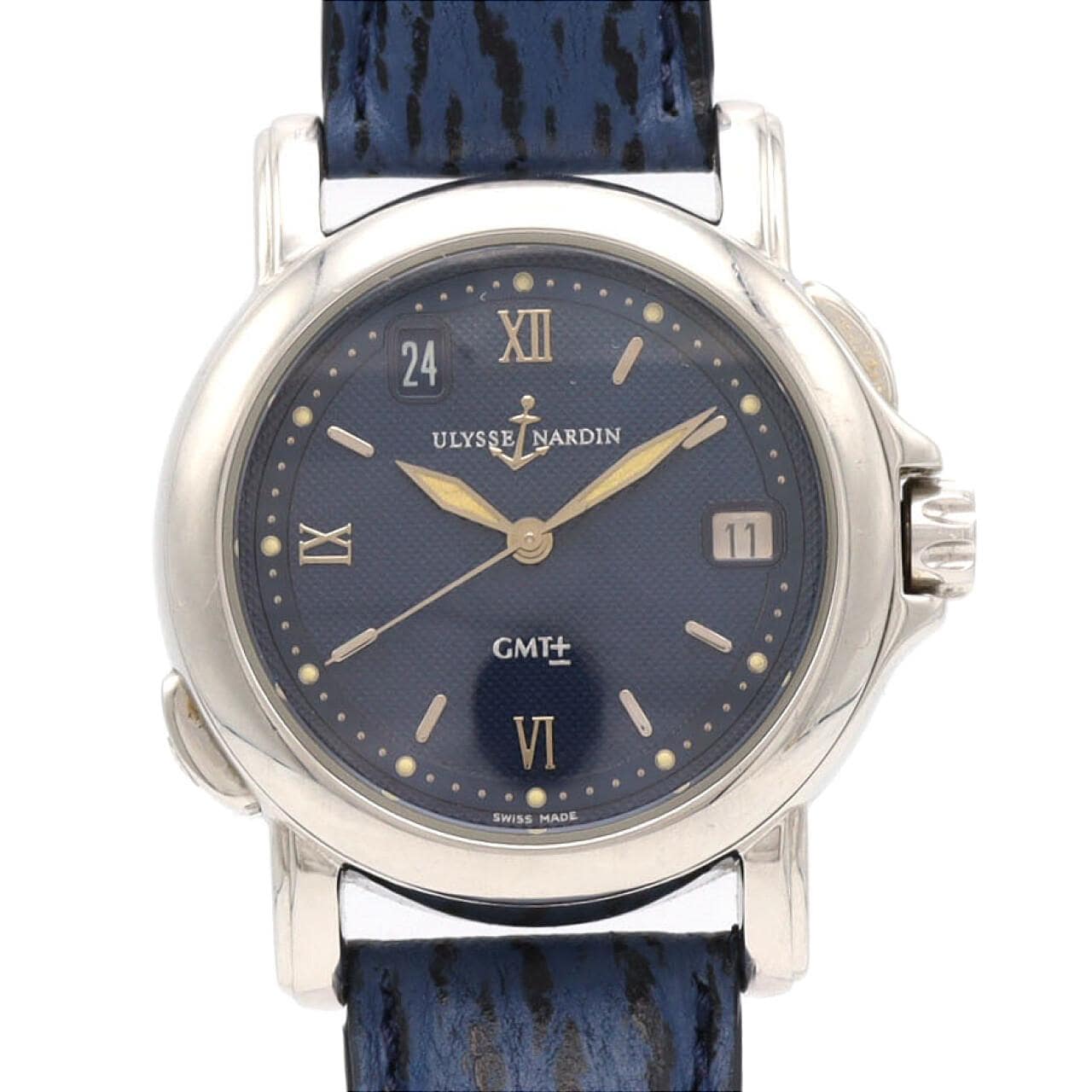 【ノーメンテナンス還元価格】ユリス･ナルダン サンマルコ GMT± 203-22 SS 自動巻