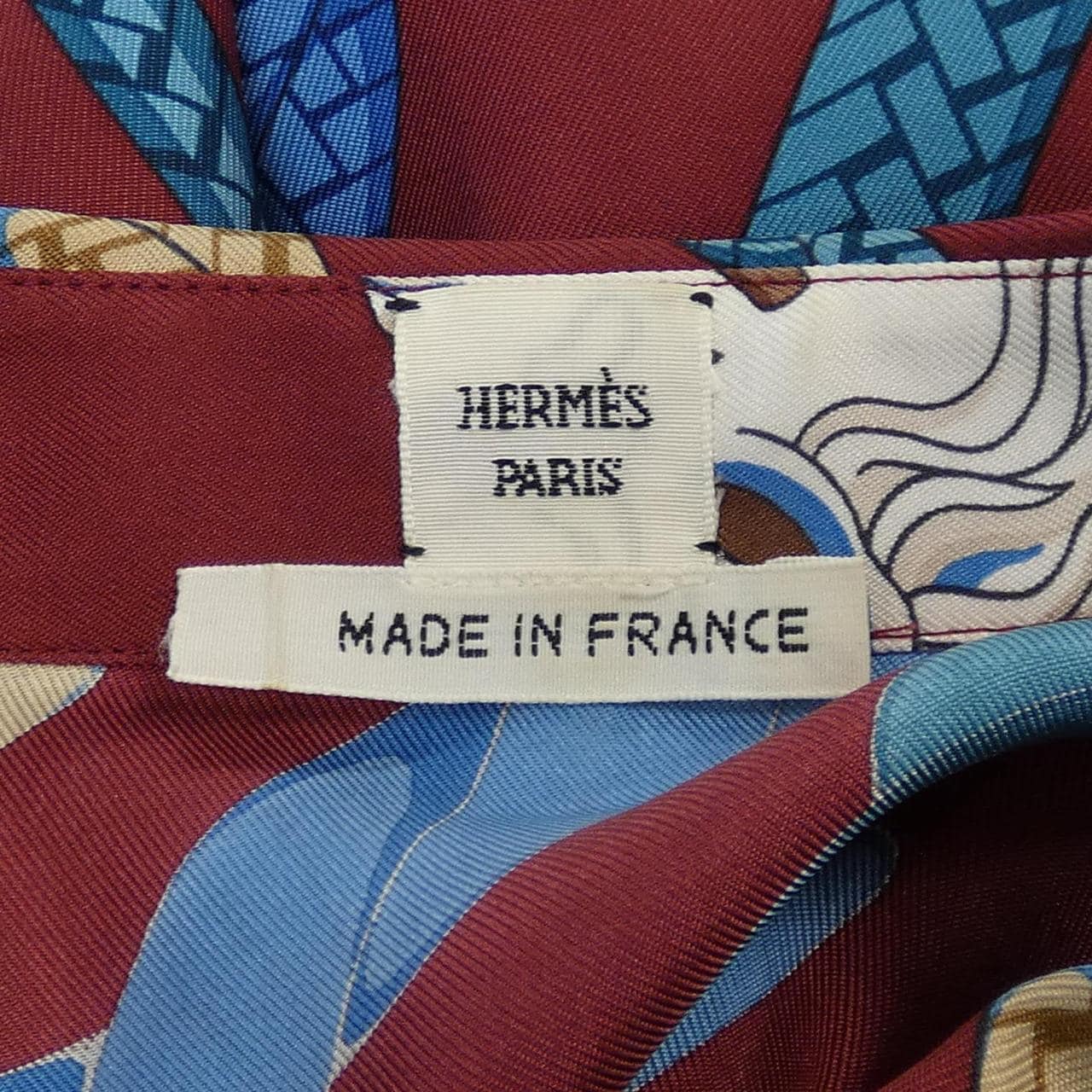 エルメス HERMES *77-7605. ツイルレーヌ シャツ
