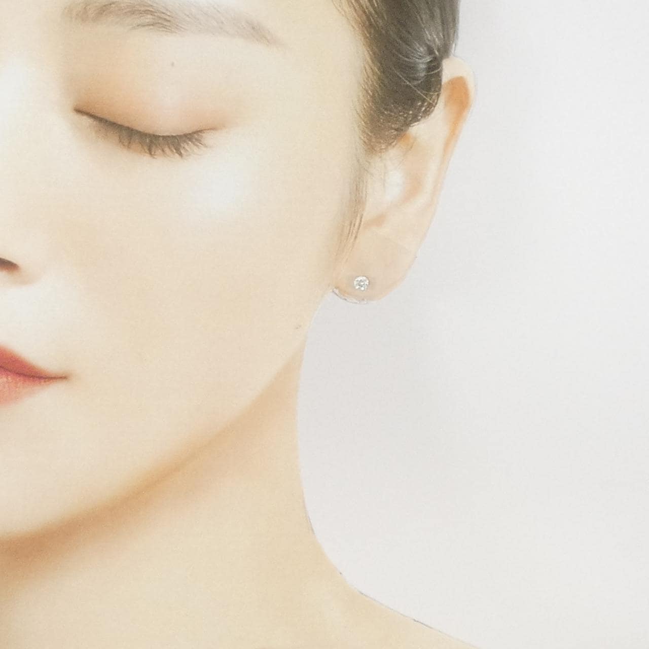 ティファニー ソリティア ピアス 0.18CT 0.18CT J VVS1 3EXT-EXT