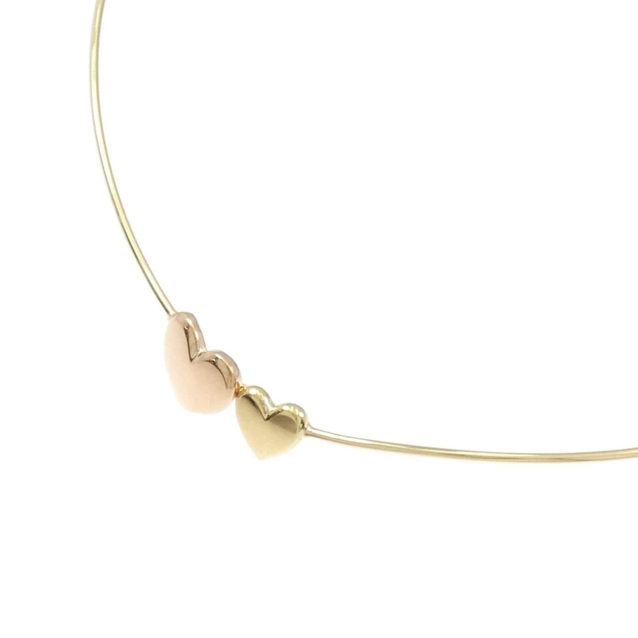 ウノアエレ ハート 750YG/750PG ネックレス