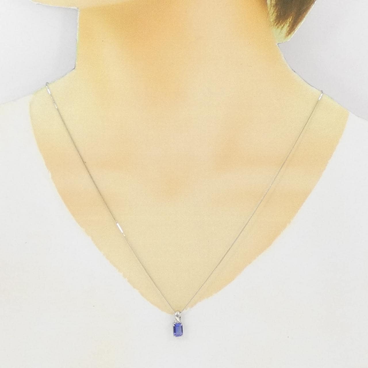 【リメイク】PT タンザナイト ネックレス 0.83CT