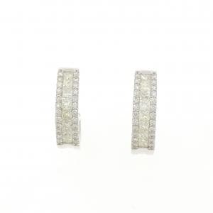 【新品】PT900 ダイヤモンド ピアス 0.90CT
