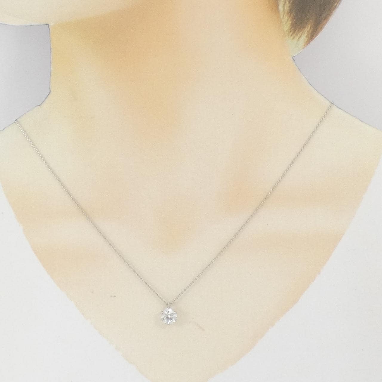【リメイク】PT900/PT850 ダイヤモンド ネックレス 1.042CT E SI2 EXT