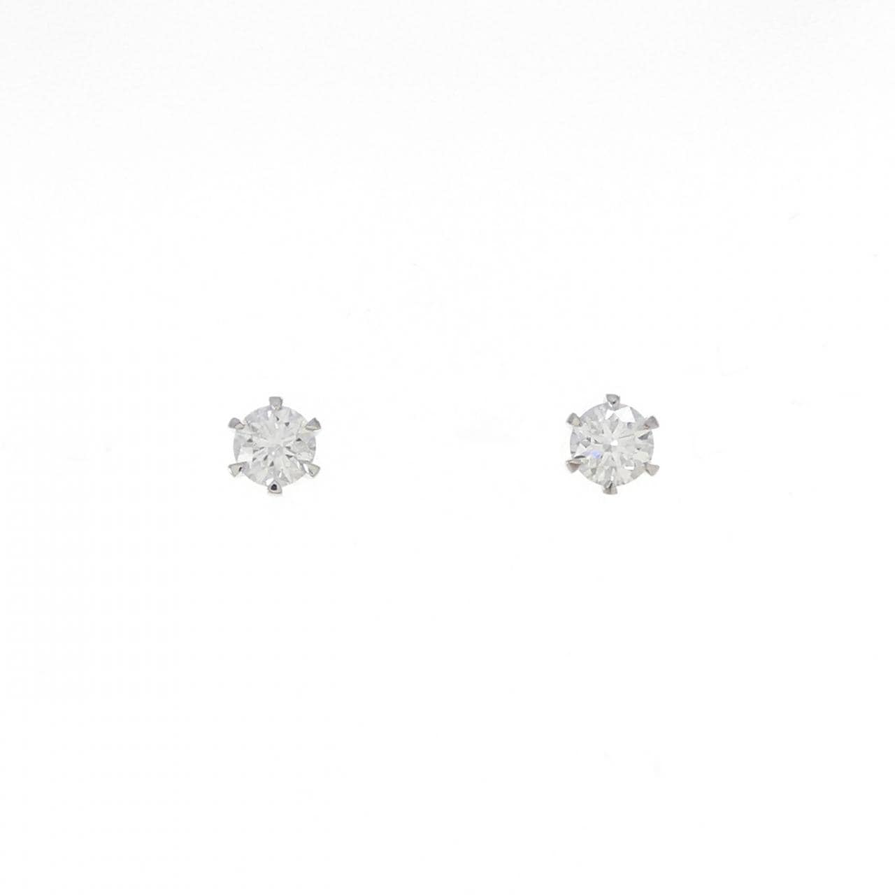 【リメイク】PT900/ST ダイヤモンド ピアス 0.221CT 0.230CT F SI2 EXT H＆C