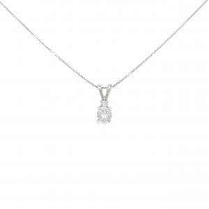 PT900/PT850 ダイヤモンド ネックレス 0.345CT