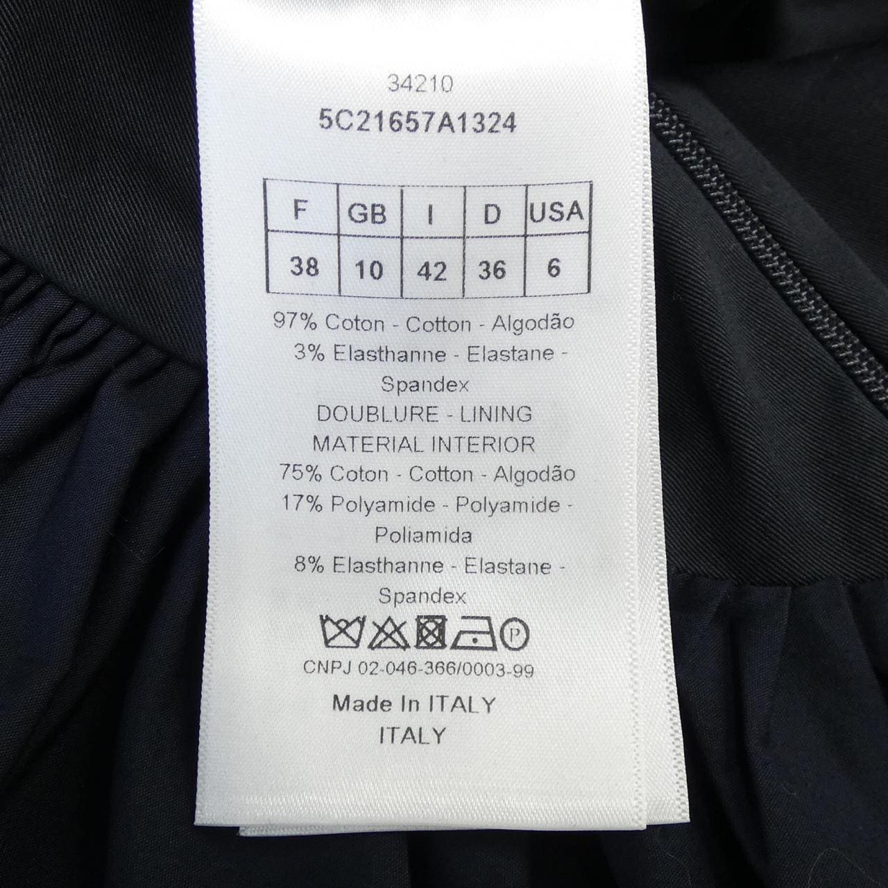 クリスチャンディオール CHRISTIAN DIOR 5C21657A1324 ワンピース