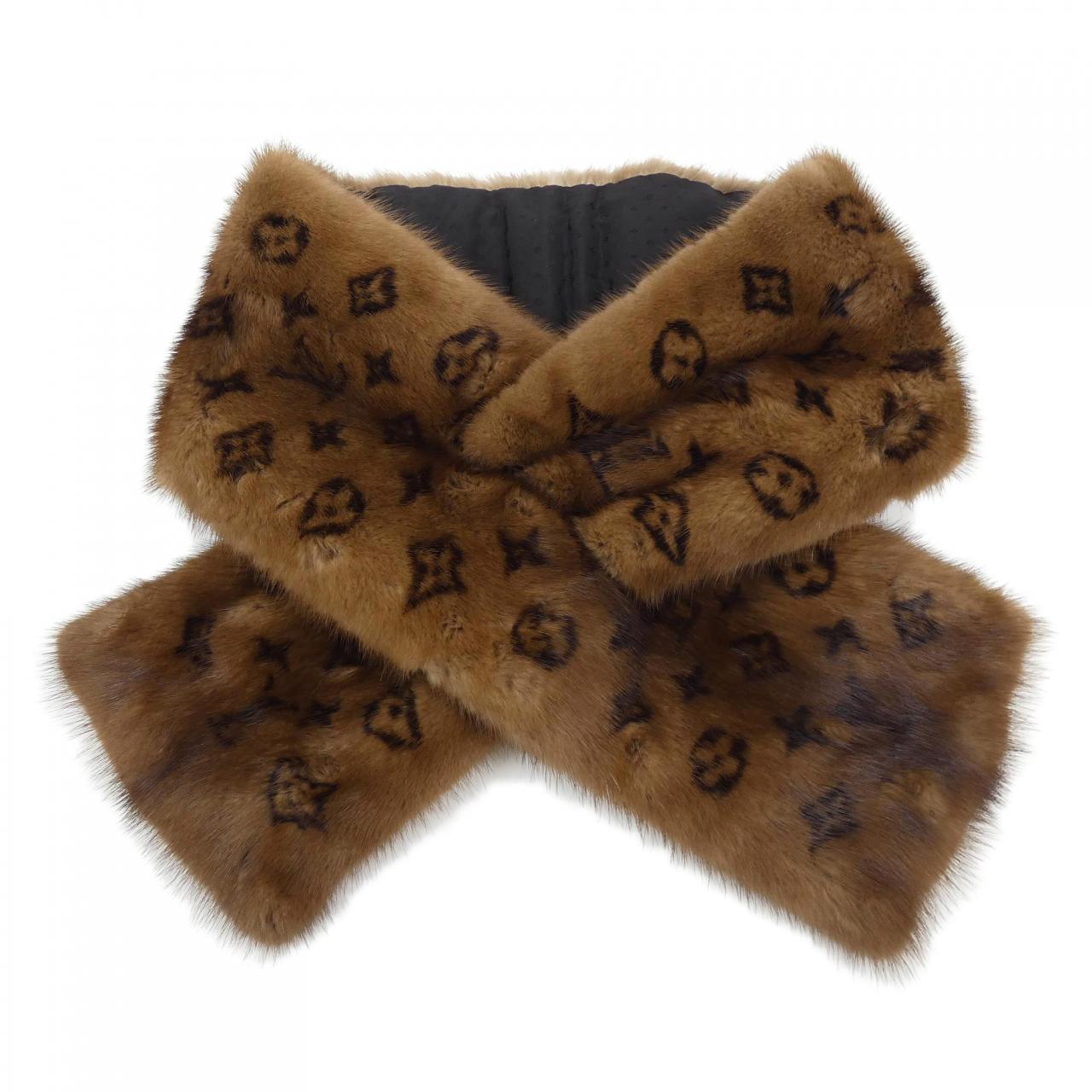 ルイヴィトン LOUIS VUITTON エシャルプ モノグラミンク M78744 MUFFLER