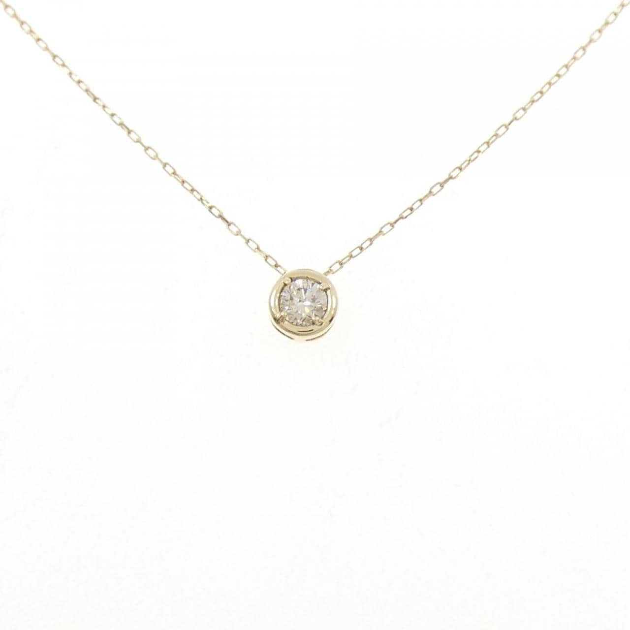 K10YG ダイヤモンド ネックレス 0.08CT