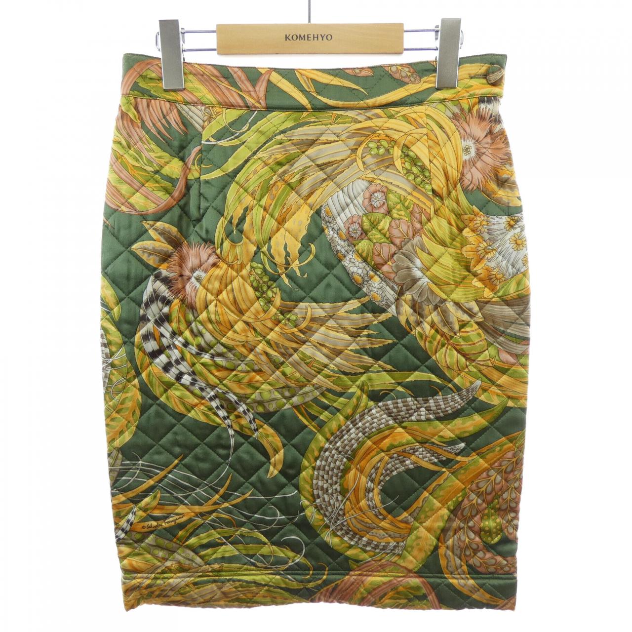 【ヴィンテージ】サルヴァトーレフェラガモ SALVATORE FERRAGAMO スカート