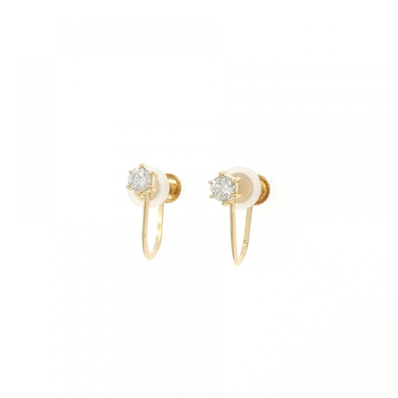 K18YG ダイヤモンド イヤリング 0.23CT
