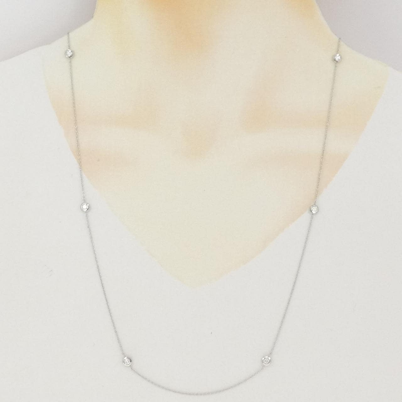 PT850 ダイヤモンド ネックレス 0.46CT