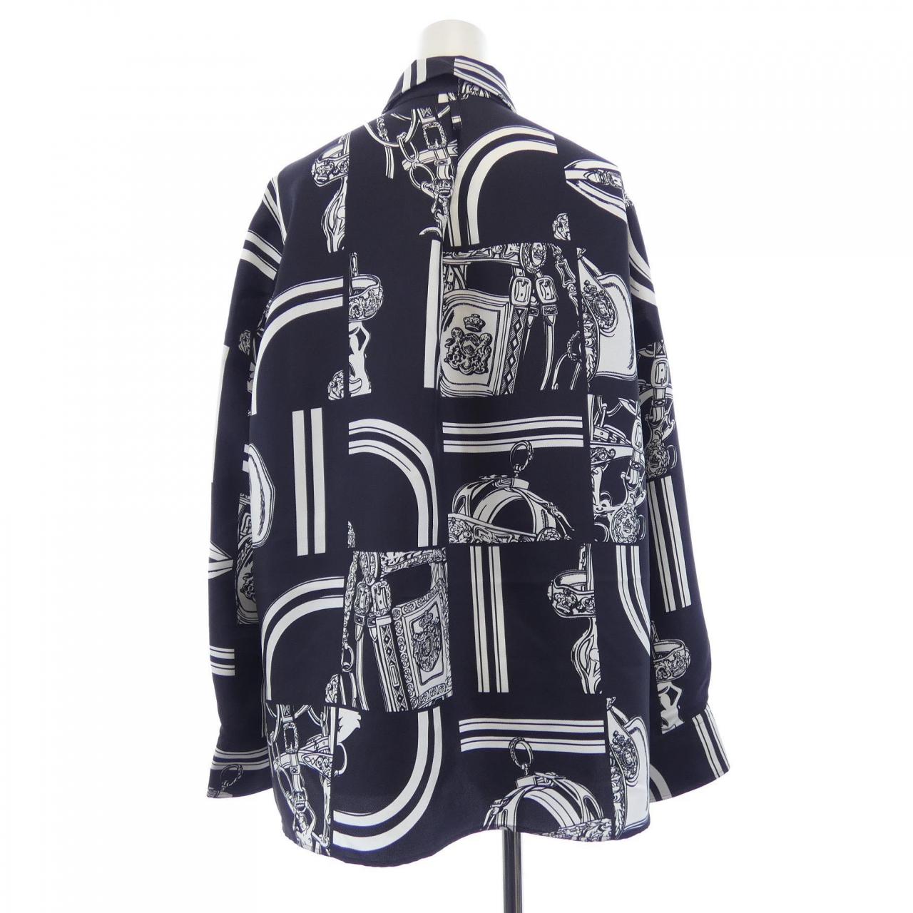 エルメス HERMES EN DESORDRE FINESSE 4E0643DQ ツイルレーヌ シャツ