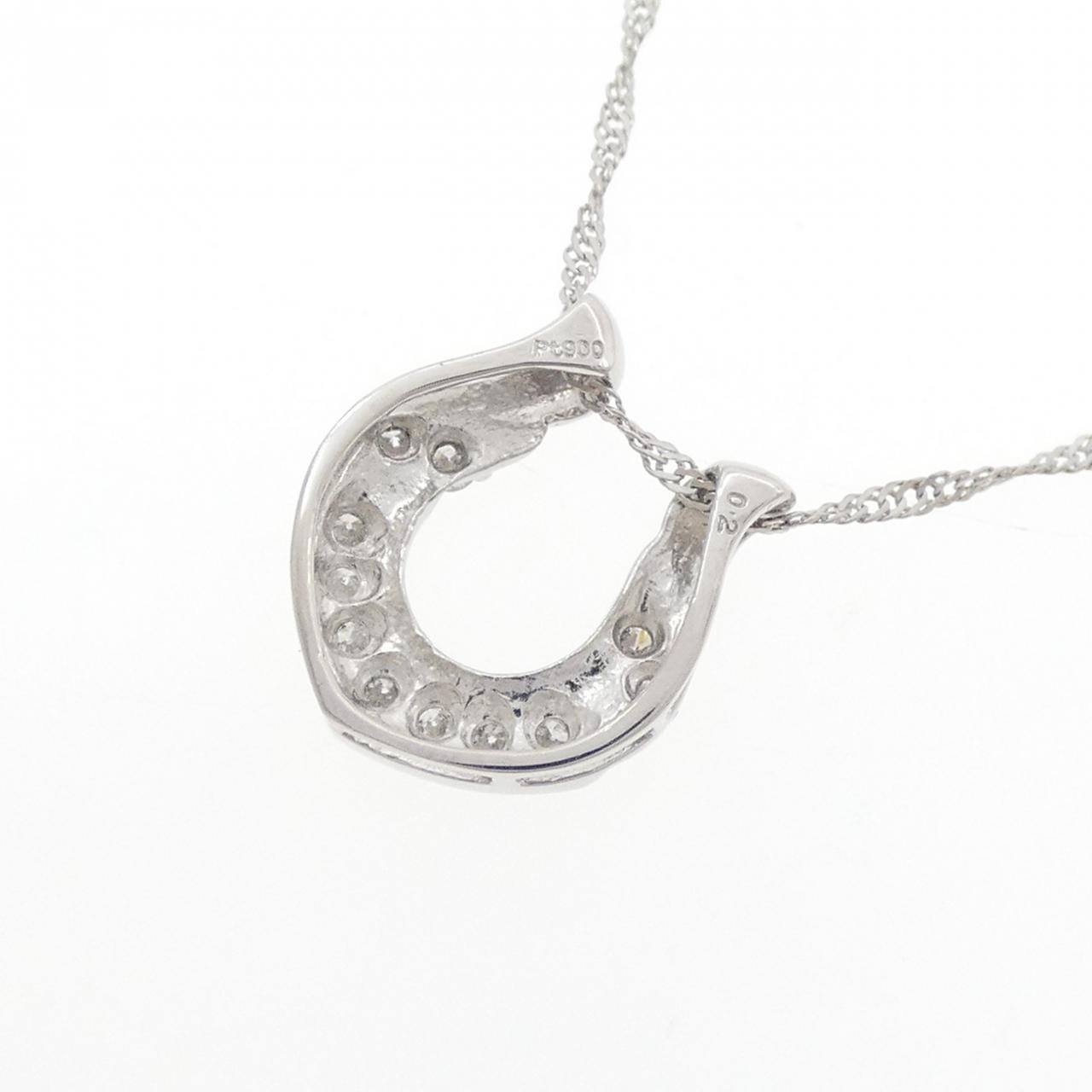 PT850 ダイヤモンド ネックレス 0.2CT