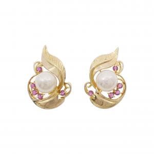 K10YG アコヤパール ピアス 7mm