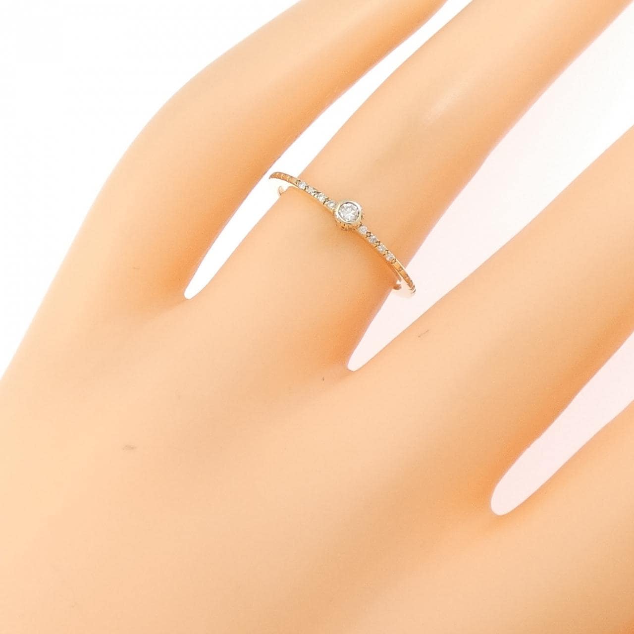 アガット ダイヤモンド リング 0.05CT