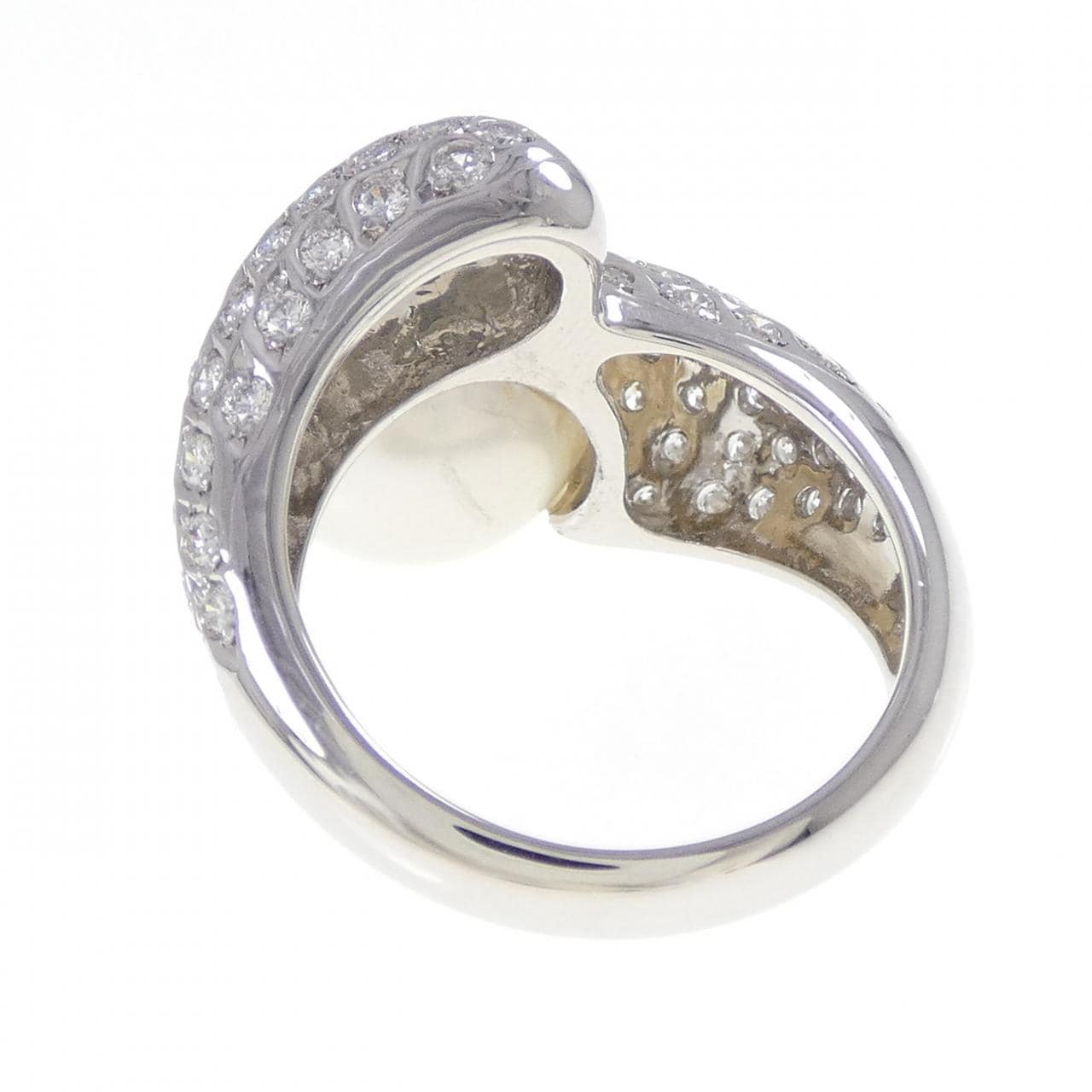 PT900 白蝶パール リング 12.1mm