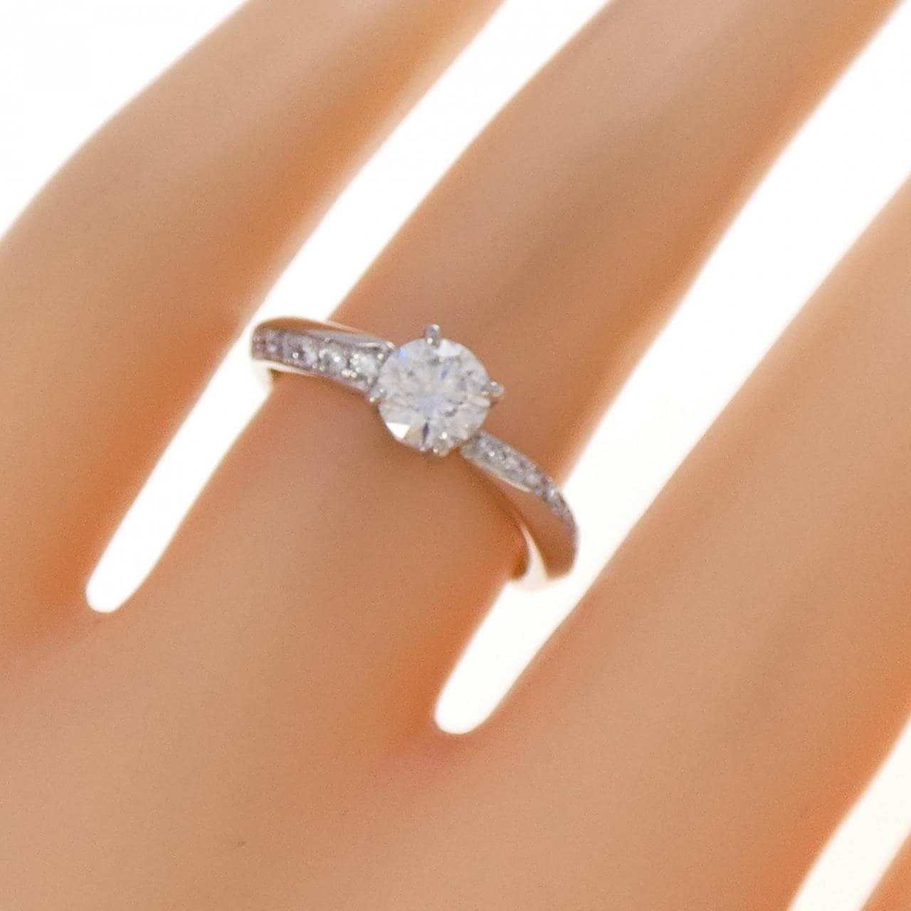 PT900 ダイヤモンド リング 0.500CT E VS1 3EXT H＆C