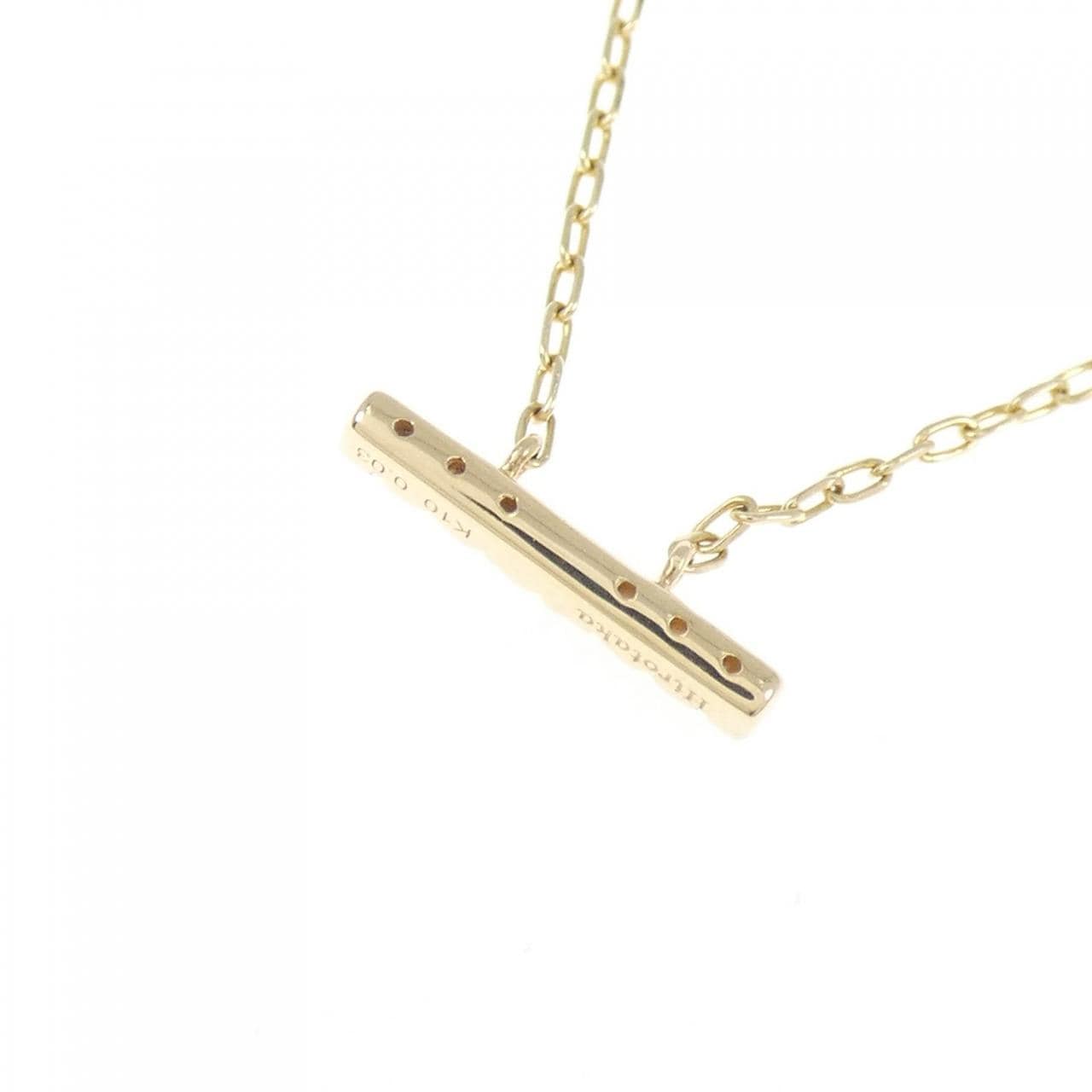ヒロタカ トラペーズ ネックレス 0.03CT