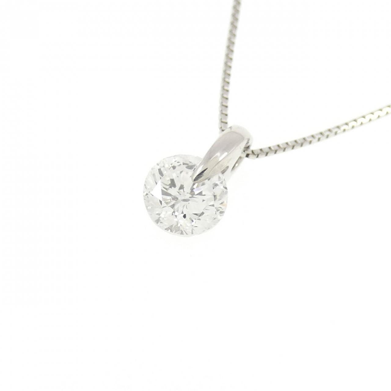 PT ソリティア ダイヤモンド ネックレス 0.56CT