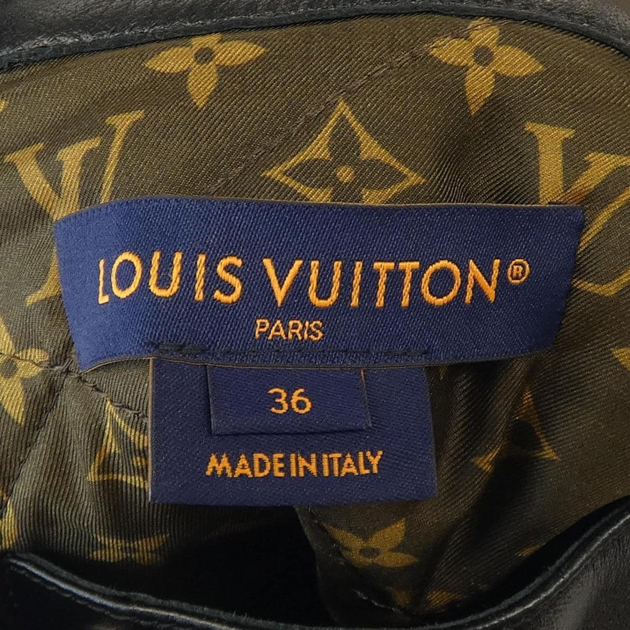ルイヴィトン LOUIS VUITTON レザーライダースジャケット