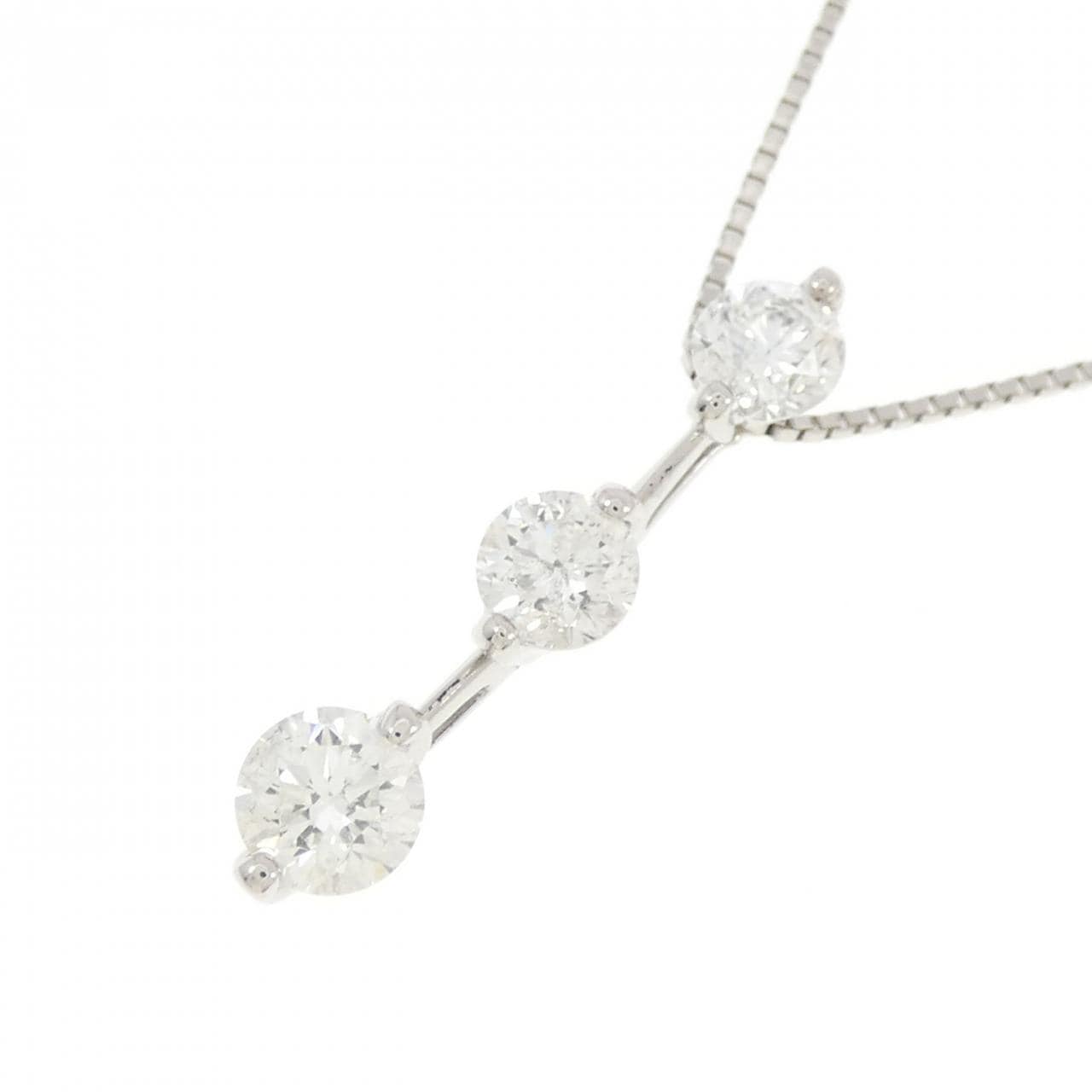 PT900/PT850 ダイヤモンド ネックレス 1.38CT