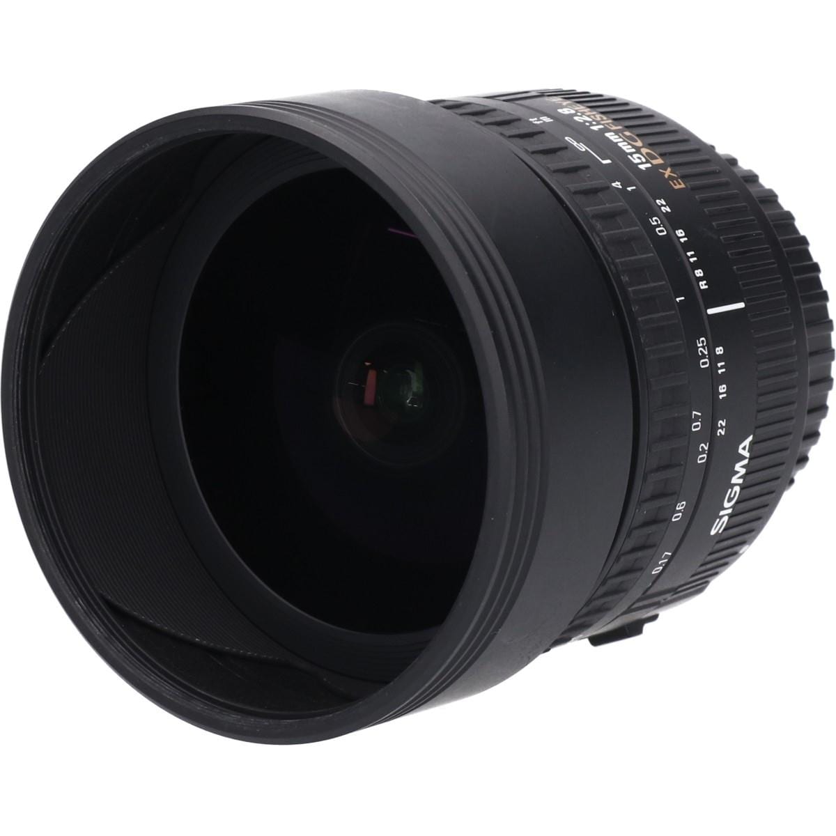 ニコン１５ｍｍ　Ｆ２．８ＥＸ　ＤＧ　ＦＩＳＨＥＹＥ