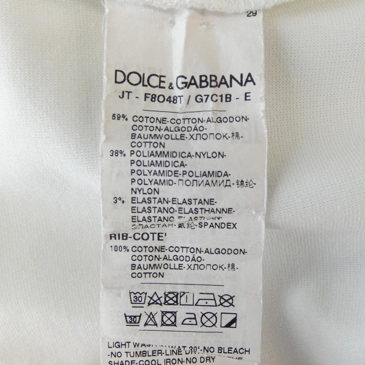 ドルチェアンドガッバーナ DOLCE&GABBANA F8O48T/G7C1B Tシャツ