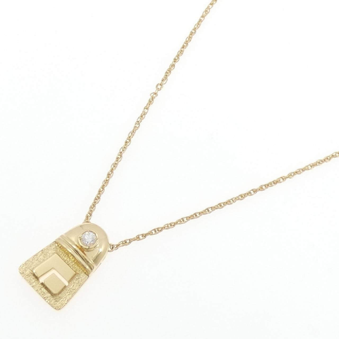 K18YG ダイヤモンド ネックレス 0.21CT
