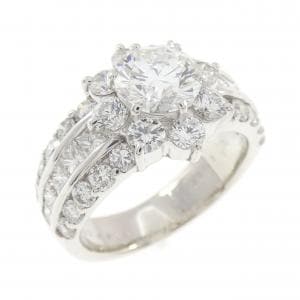 K18WG ダイヤモンド リング 1.014CT G SI1 VG