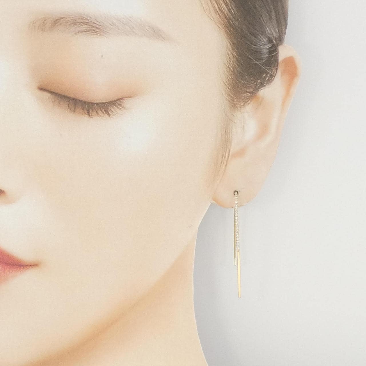 ポンテヴェキオ ダイヤモンド ピアス 0.38CT