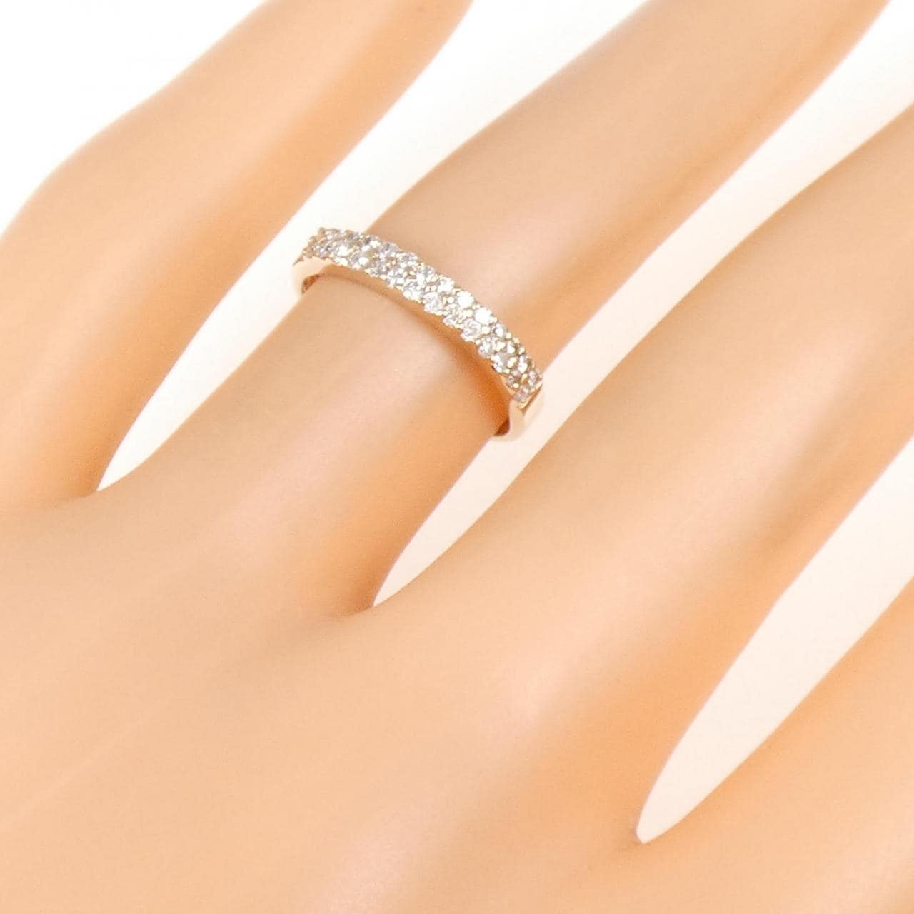 K18PG ダイヤモンド リング 0.2CT